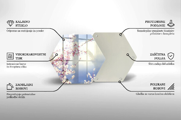 Protection plaque induction Arbre en fleurs