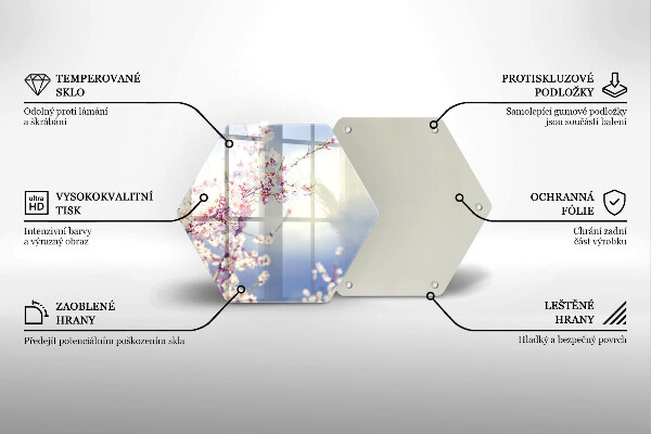 Protection plaque induction Arbre en fleurs