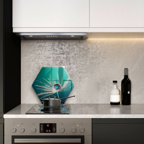 Protection plaque induction Rosée sur un pissenlit