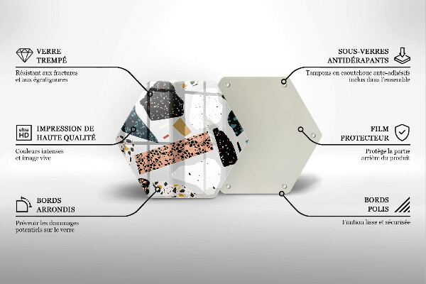 Cache plaque de cuisson Grès