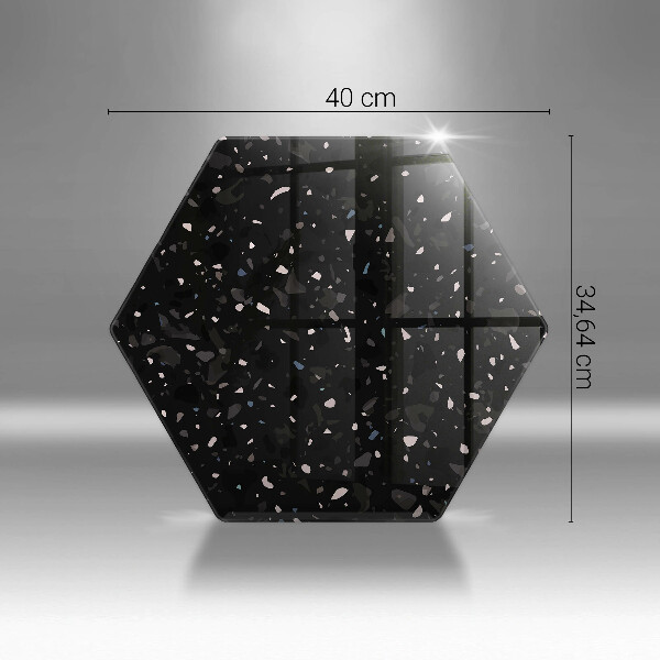 Cache plaque de cuisson Grès foncé