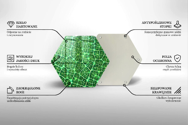 Cache plaque de cuisson Structure des feuilles