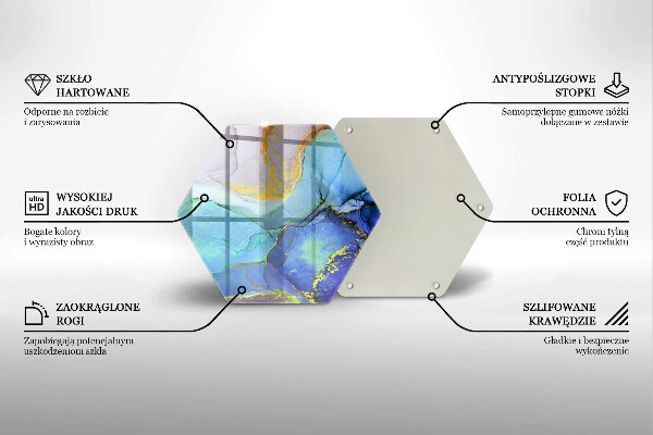 Cache plaque de cuisson Pierre dorée craquelée