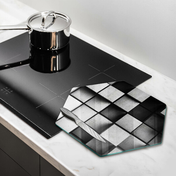 Cache plaque de cuisson Fond de géométrie 3D