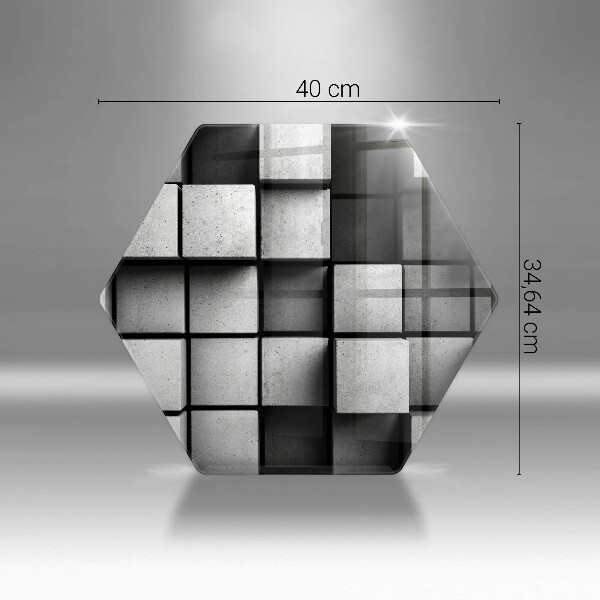 Cache plaque de cuisson Fond de géométrie 3D