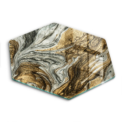 Protège plaque de cuisson Riche abstraction