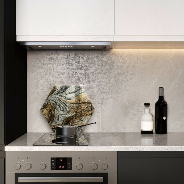 Protège plaque de cuisson Riche abstraction