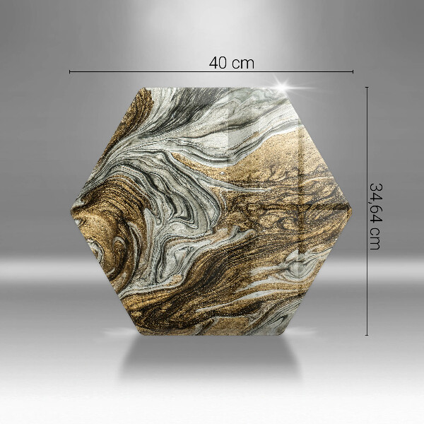 Protège plaque de cuisson Riche abstraction