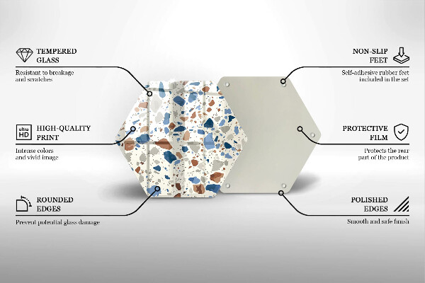 Protège plaque de cuisson Grès décoratif