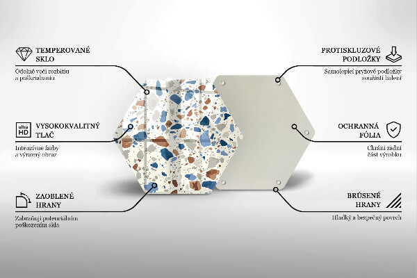 Protège plaque de cuisson Grès décoratif