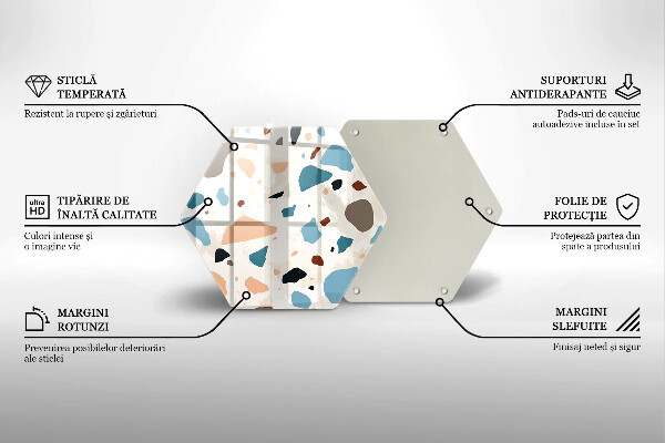 Protège plaque de cuisson Grès décoratif