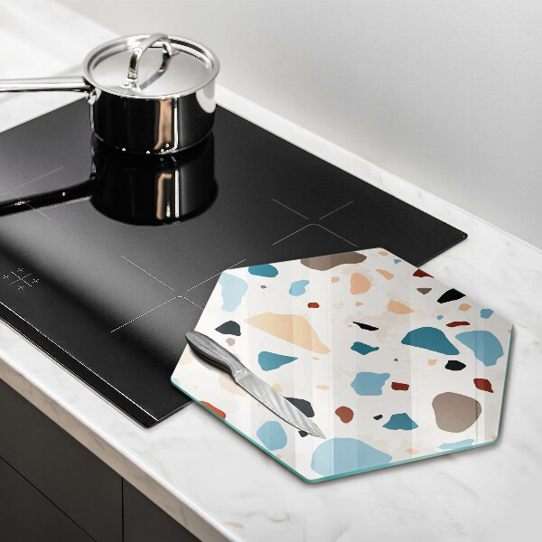 Protège plaque de cuisson Grès décoratif