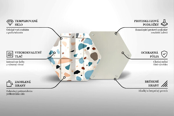 Protège plaque de cuisson Grès décoratif