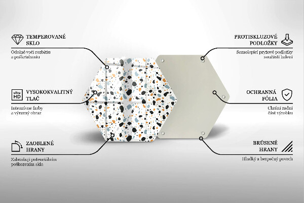 Protège plaque de cuisson Grès décoratif