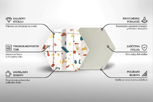Protège plaque de cuisson Grès décoratif