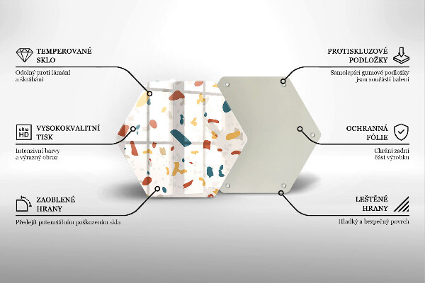 Protège plaque de cuisson Grès décoratif