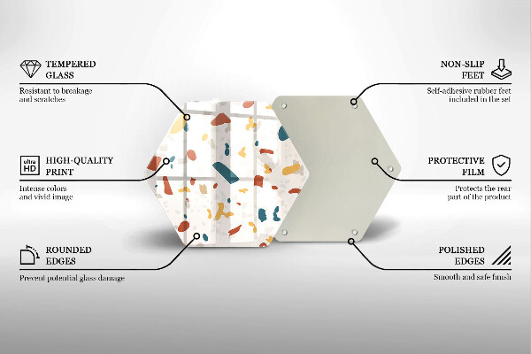 Protège plaque de cuisson Grès décoratif