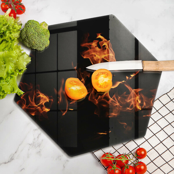 Protège plaque de cuisson Allume une flamme vivante