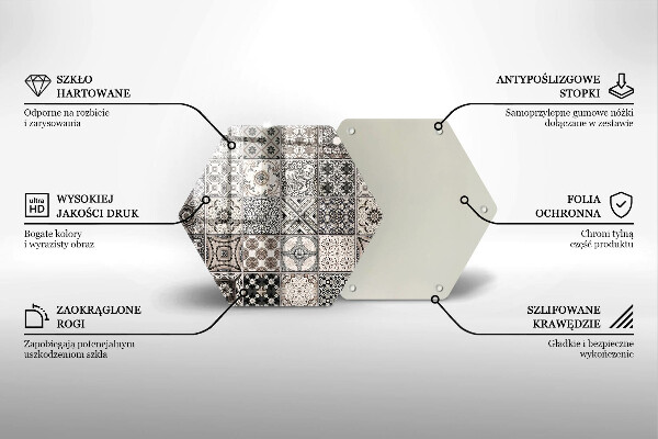 Cache plaque de cuisson Carreaux décoratifs