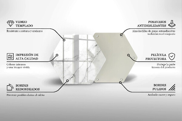 Cache plaque de cuisson Texture de marbre élégante