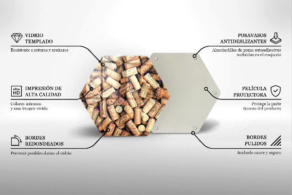 Cache plaque de cuisson Modèle sans couture de bouchons de vin