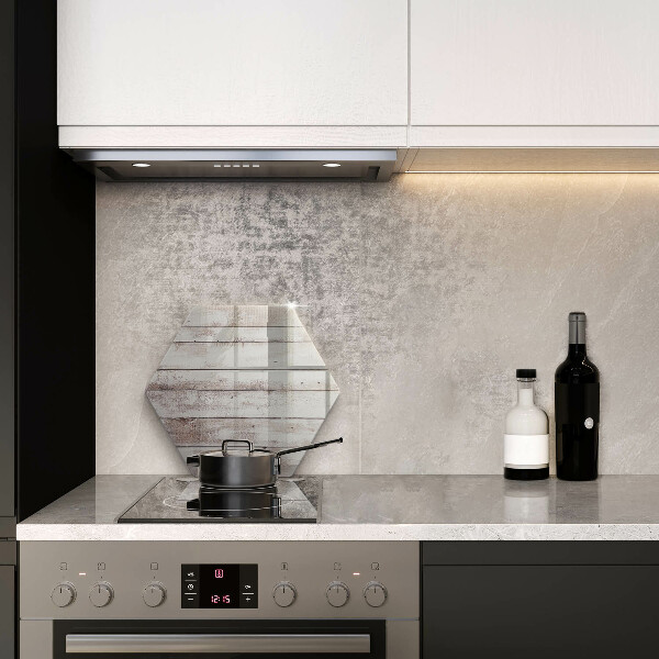 Cache plaque de cuisson Vieilles planches de bois