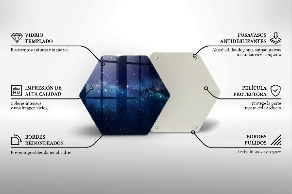 Cache plaque de cuisson Espace et étoiles