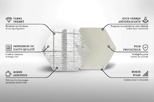 Cache plaque de cuisson Mur de briques