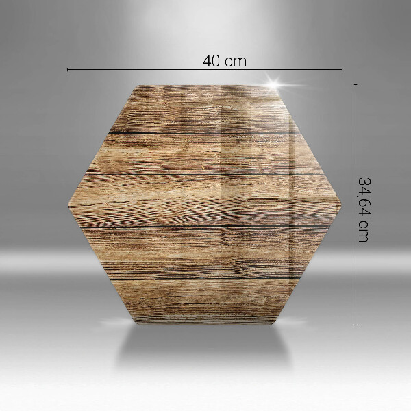 Cache plaque de cuisson Planches texturées en bois