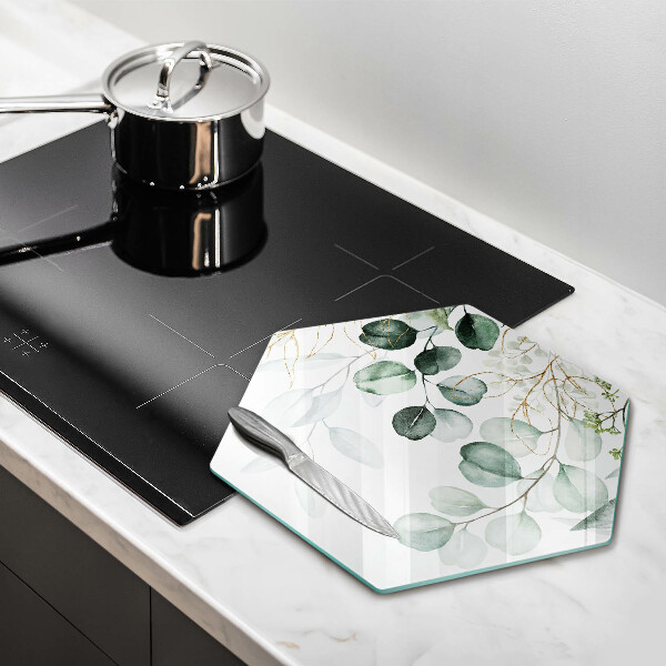 Protection plaque induction Plantes peintes