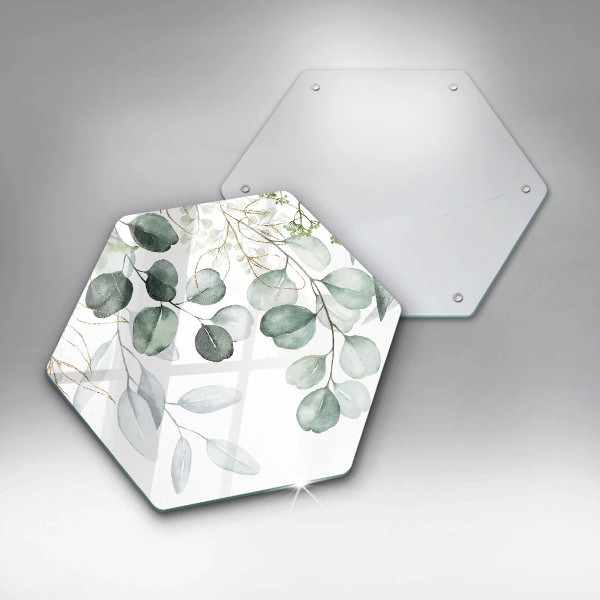 Protection plaque induction Plantes peintes