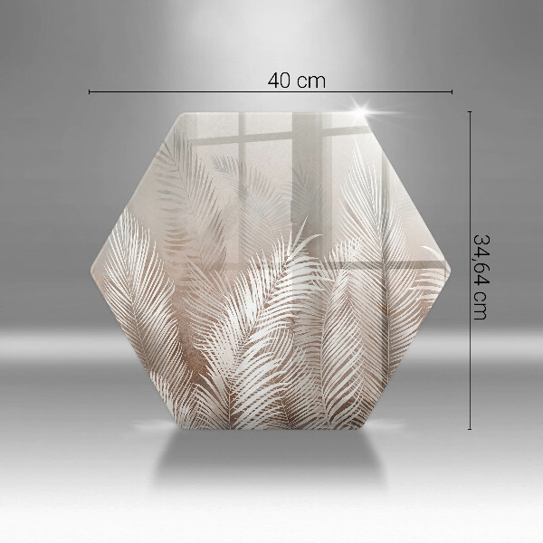 Protection plaque induction Feuilles de végétation bohème