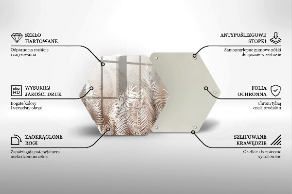 Protection plaque induction Feuilles de végétation bohème