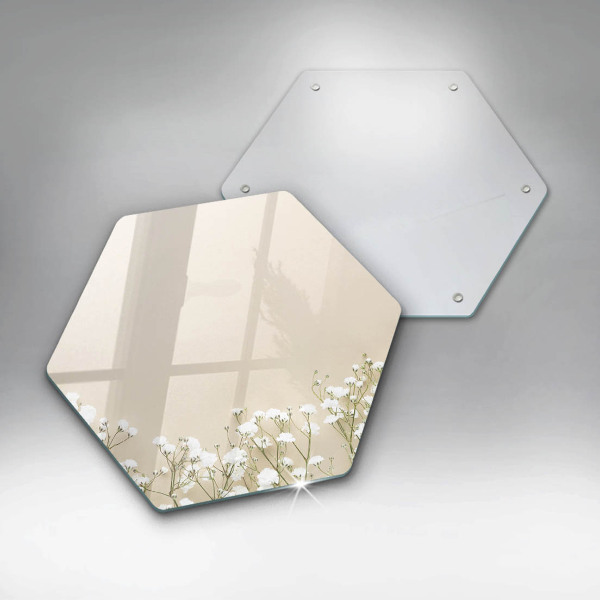 Protection plaque induction Fleurs de bohème en plâtre
