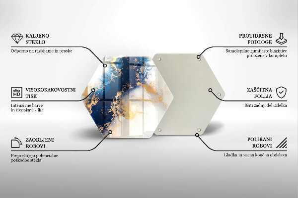 Protection plaque induction Abstraction avec du bleu