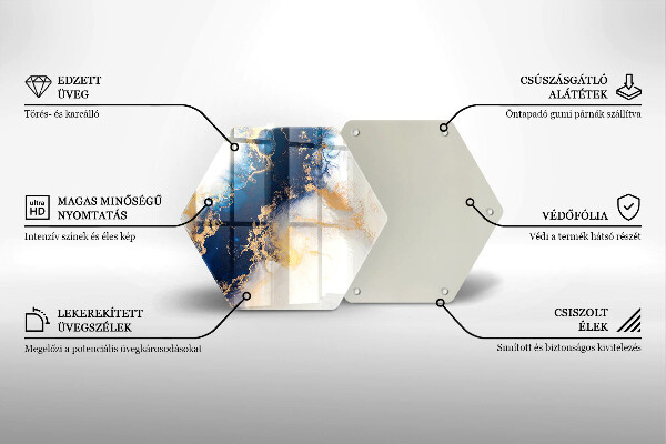 Protection plaque induction Abstraction avec du bleu