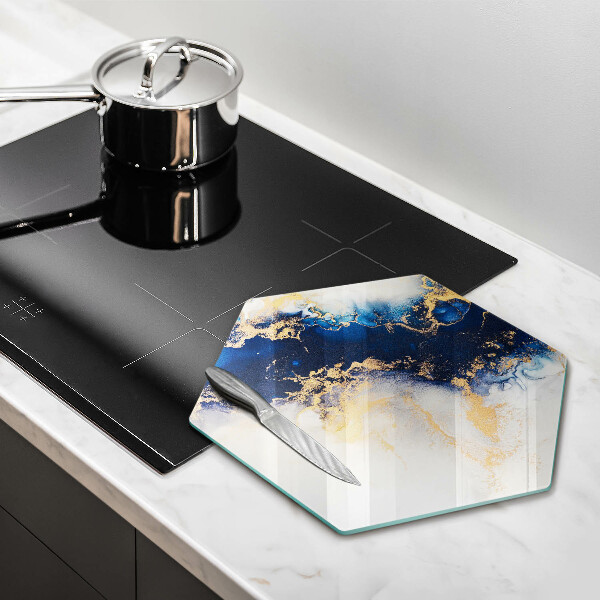 Protection plaque induction Abstraction avec du bleu