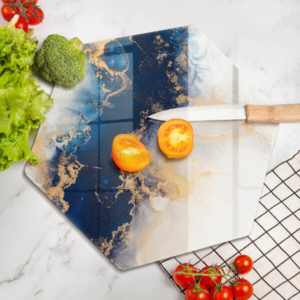 Protection plaque induction Abstraction avec du bleu