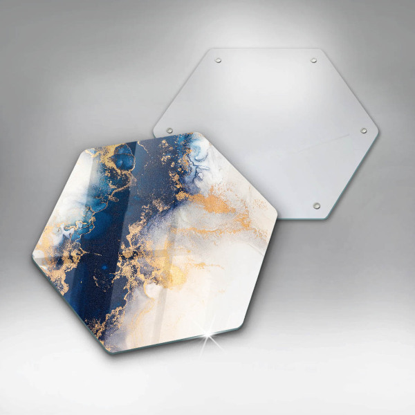 Protection plaque induction Abstraction avec du bleu