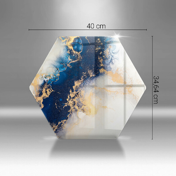 Protection plaque induction Abstraction avec du bleu