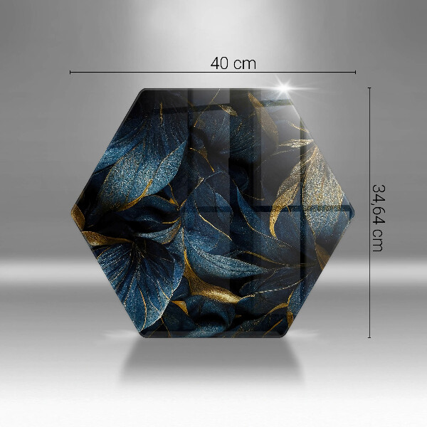 Protection plaque induction Feuilles décoratives avec de l'or