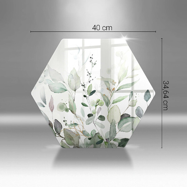 Protection plaque induction Plantes aquarelles