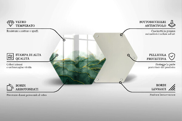 Protection plaque induction Nature abstraite