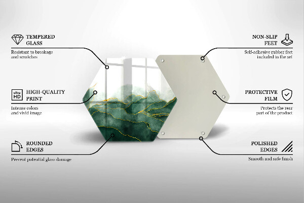 Protection plaque induction Nature abstraite