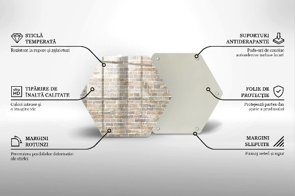 Protection plaque induction Mur de briques lumineuses