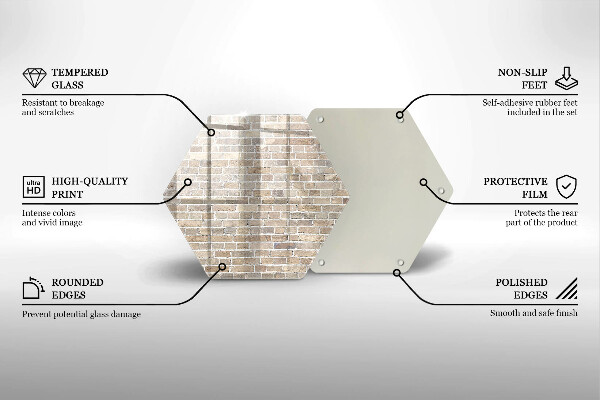 Protection plaque induction Mur de briques lumineuses