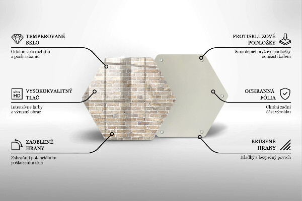 Protection plaque induction Mur de briques lumineuses