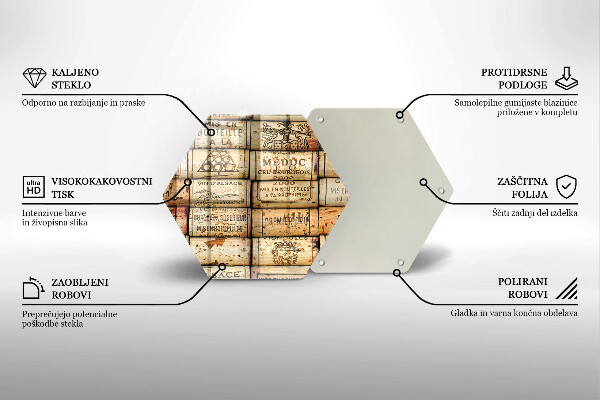 Cache plaque de cuisson Bouchons de vin anciens