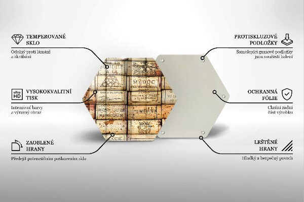 Cache plaque de cuisson Bouchons de vin anciens