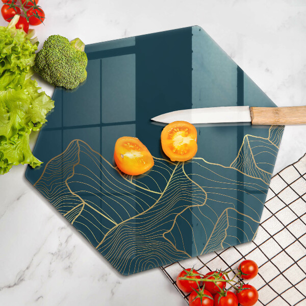 Protection plaque induction Montagnes abstraites